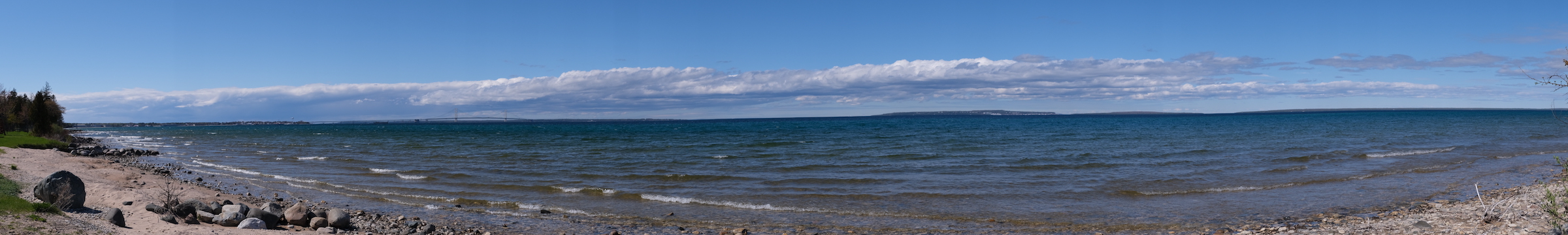Mackinac Bridge and Mackinac Island
