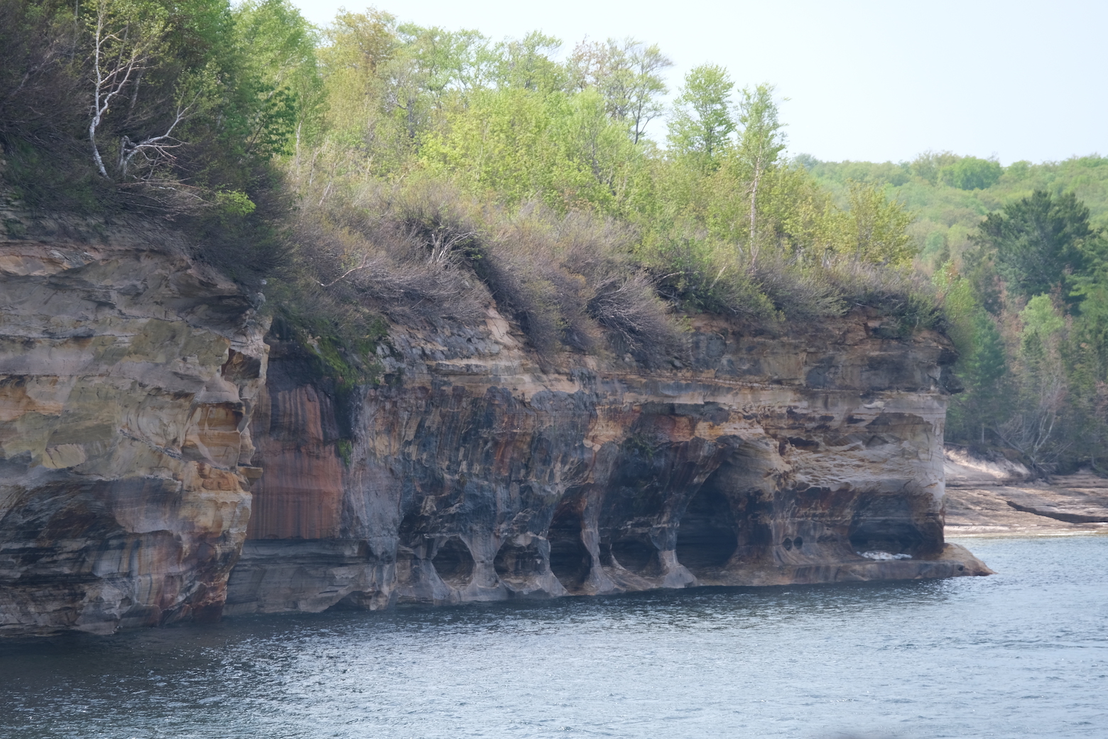 Caves in Pictured Rocks