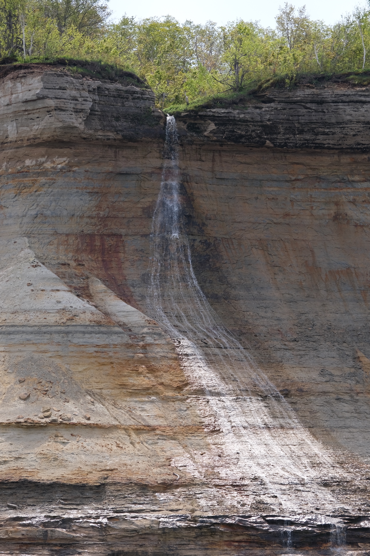 Random Waterfall on Pictured Rocks