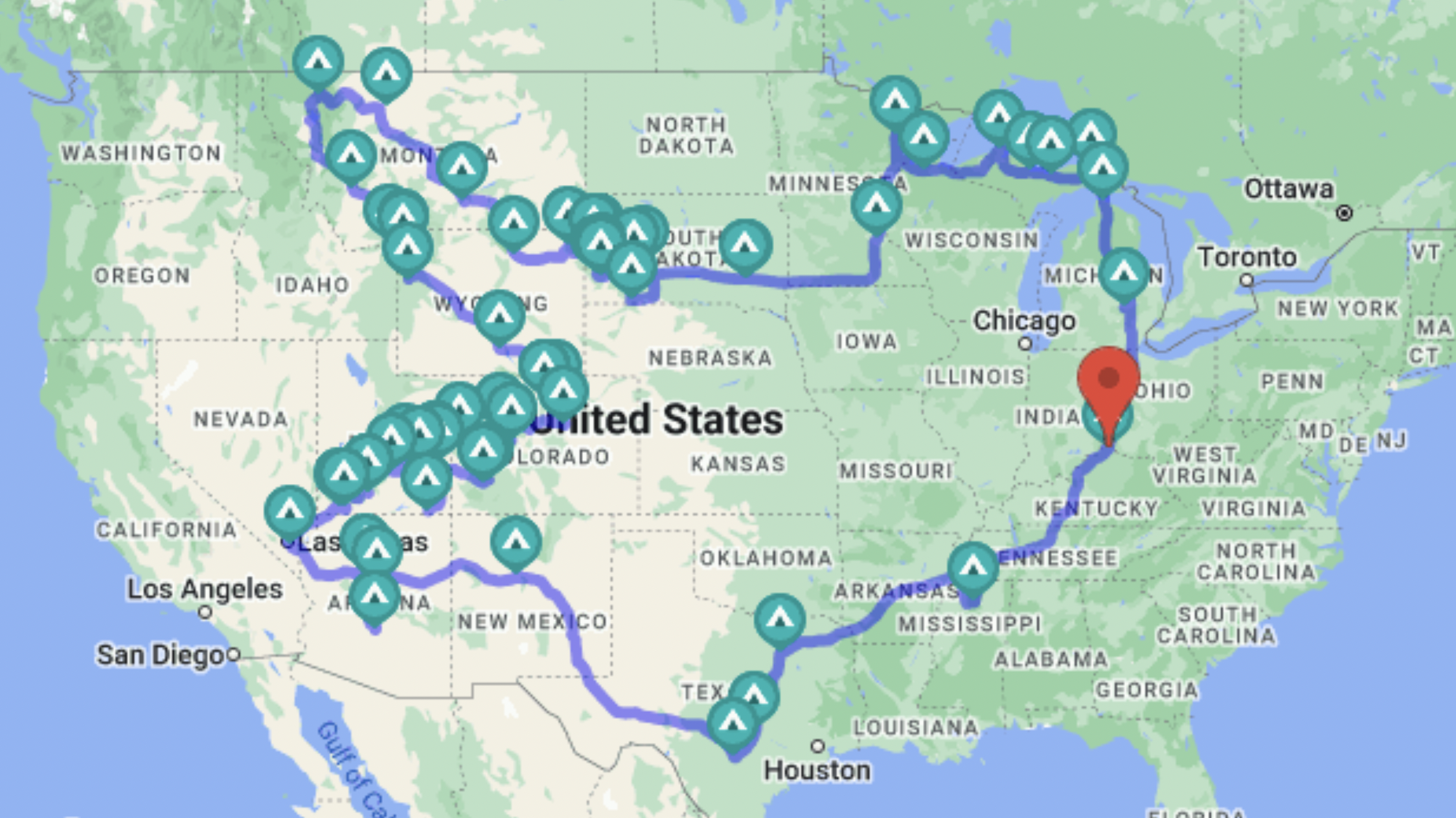 Picture of my route