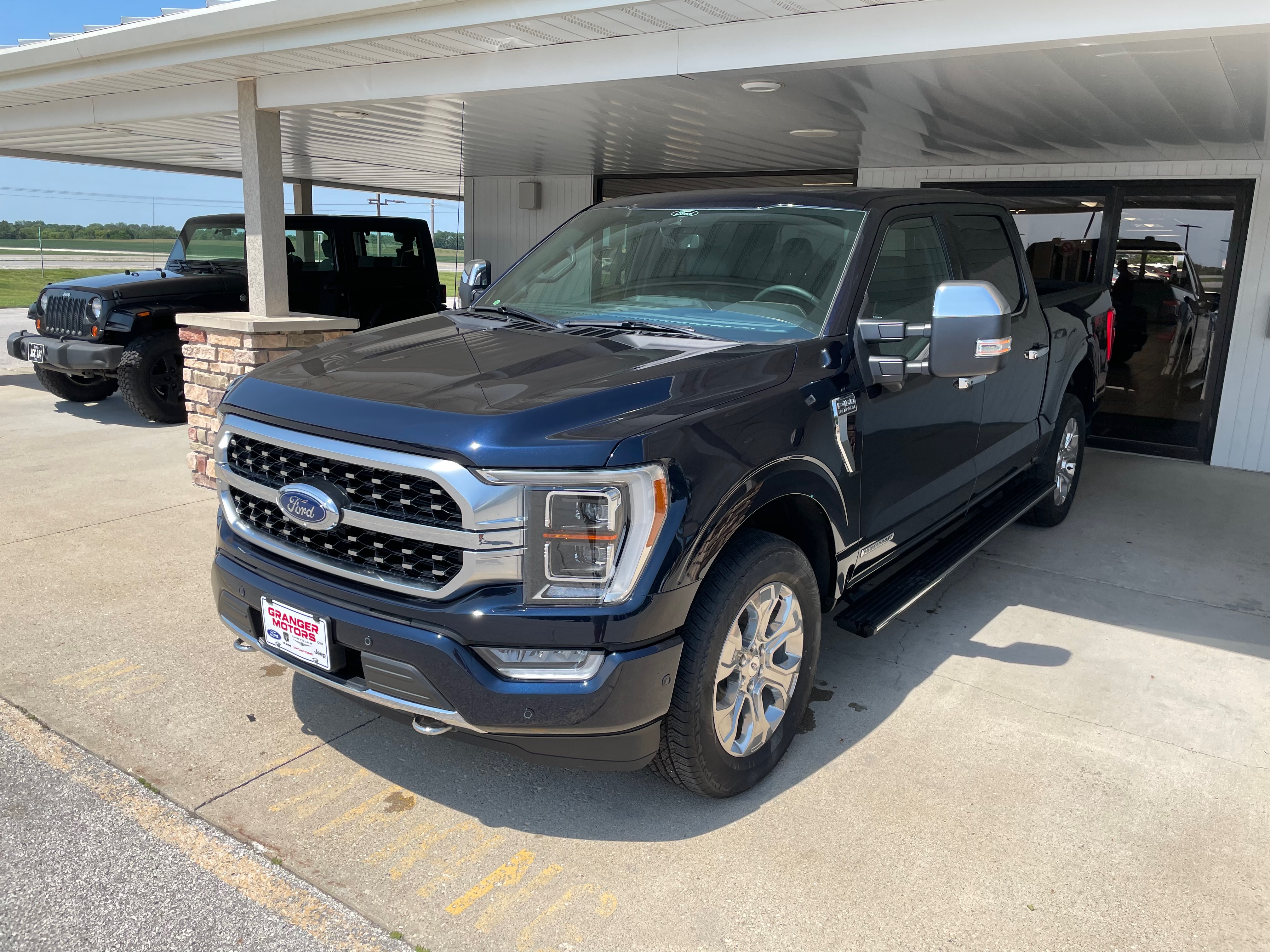 Picture of my 2021 Ford F-150 Platinum Powerboost