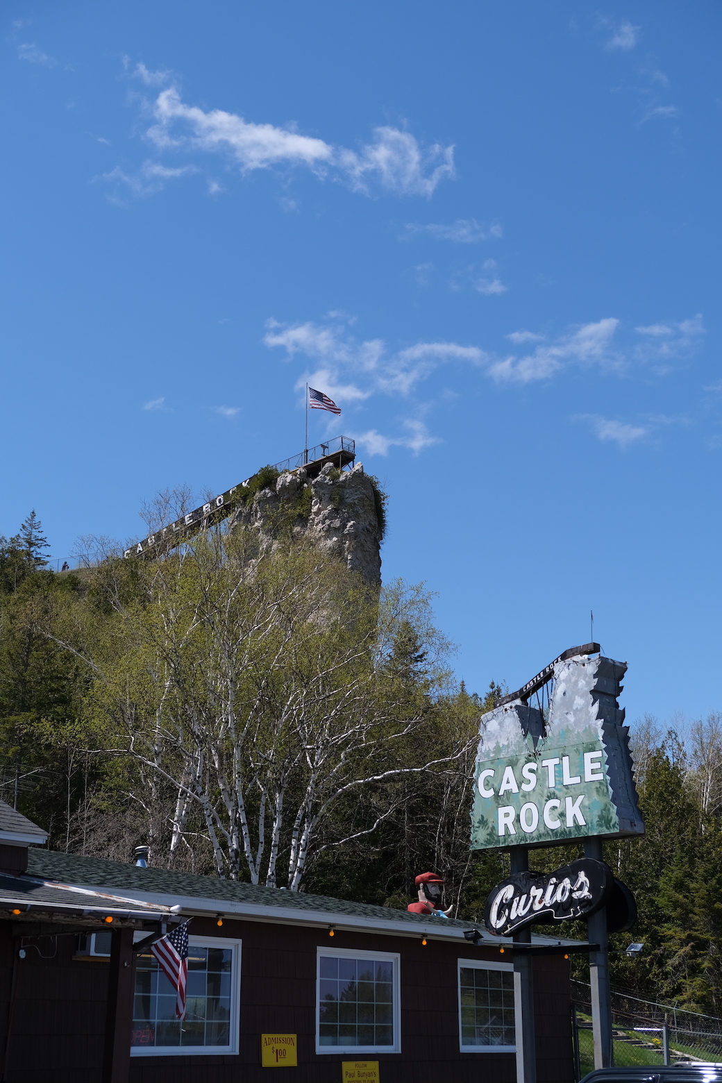 Castle Rock from parking lot