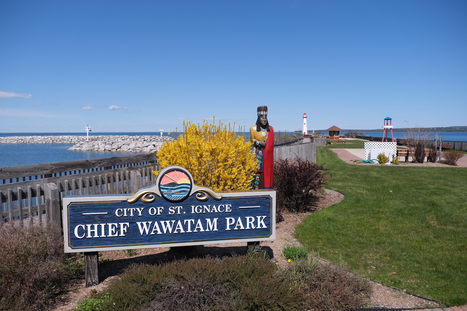 Chief Wawatam Park sign