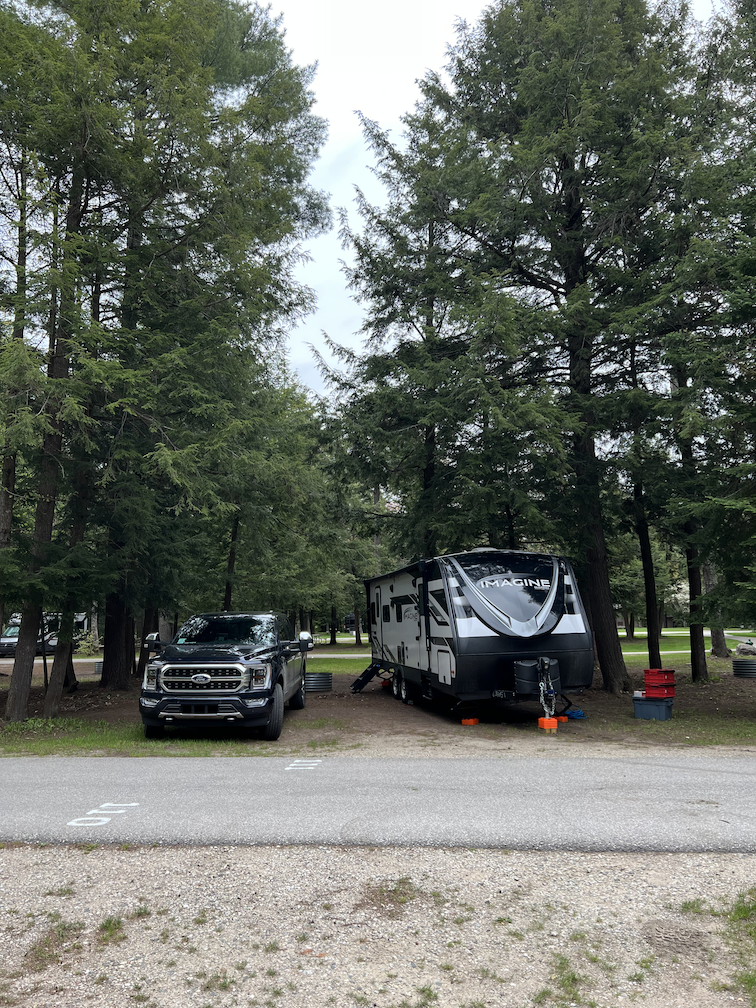 Tahquamenon Falls campsite