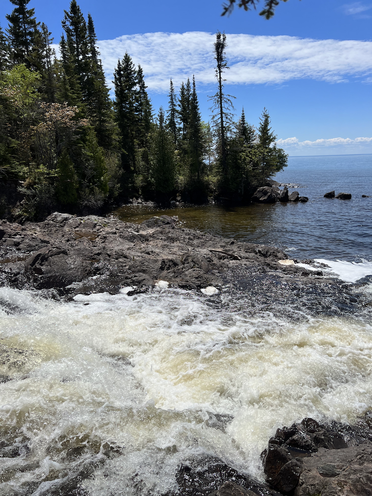 Montreal Falls out to Lake Superior