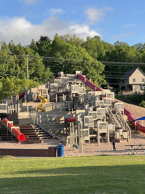 Playground at City of Houghton RV Park