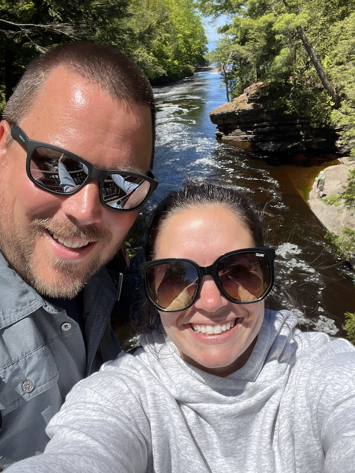 Presque Isle River with Jason and Tracy