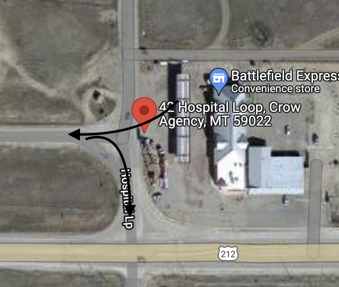 Blocking traffic at a gas station