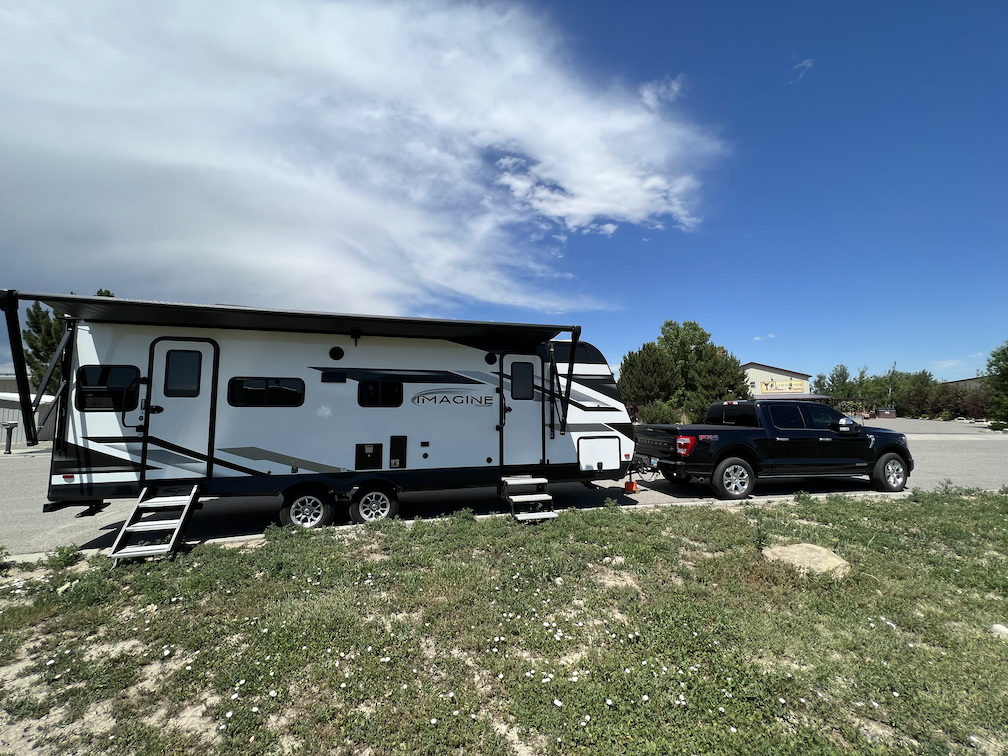 Street parking at Yellowstone Winery