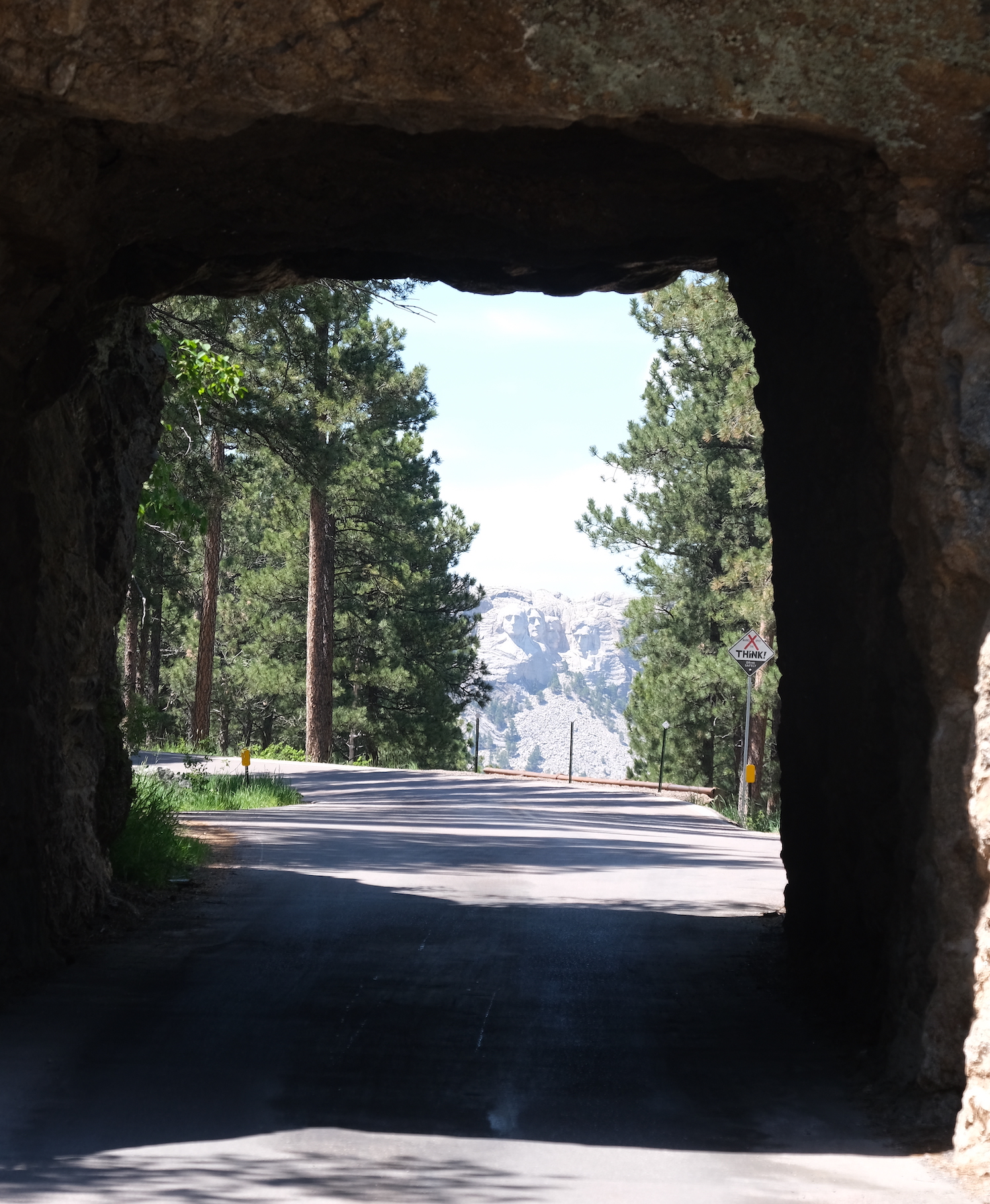 Mount Rushmore through Scovel Johnson Tunnel