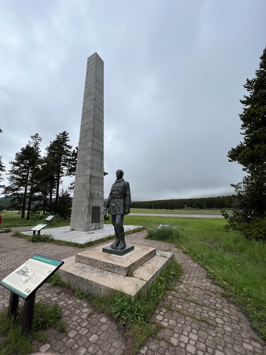 Memorial Square at Marias Pass