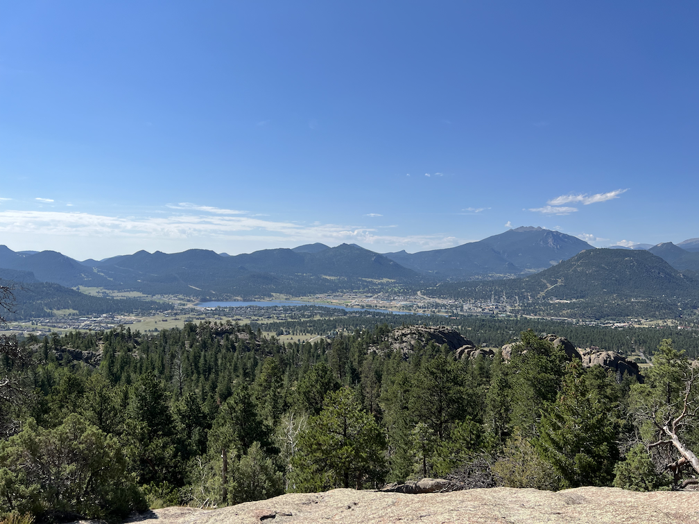 Estes Park from Gem Lake Trail
