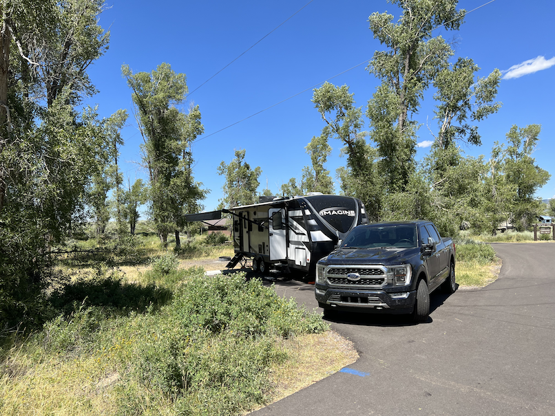 Gros Ventre campsite