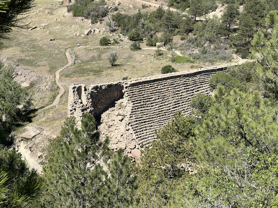 Castlewood Canyon Dam Remains