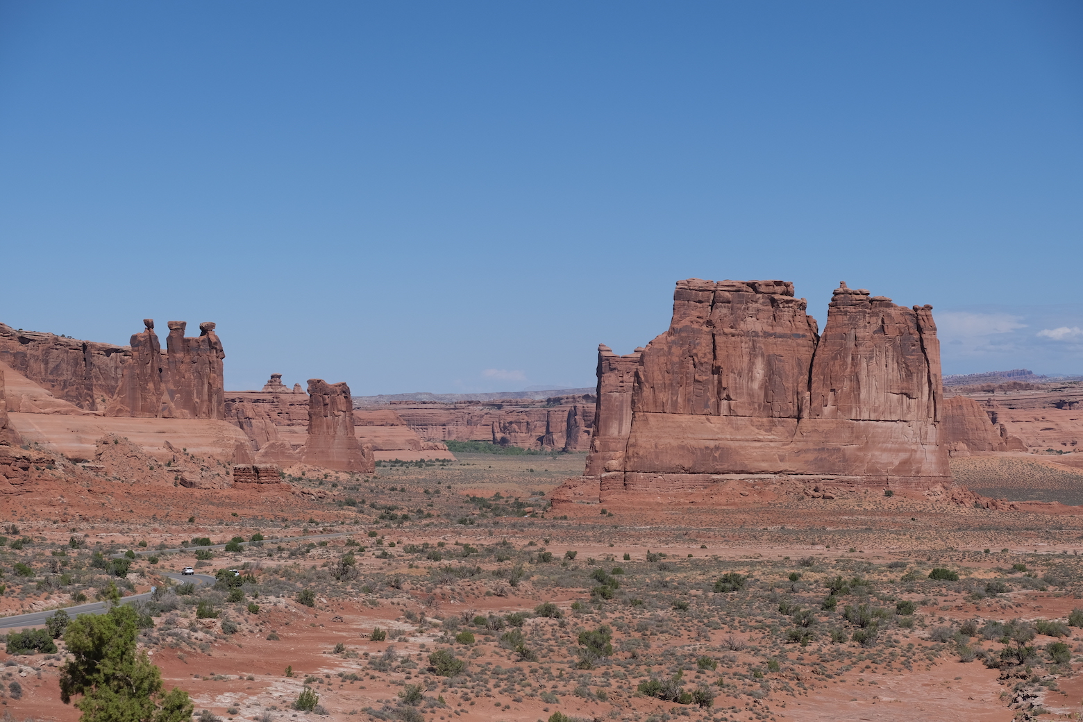 Rock formation in Arches