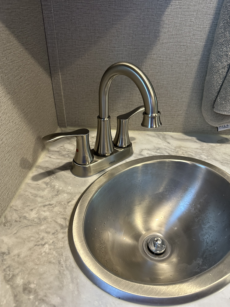 My new faucet with a longer neck