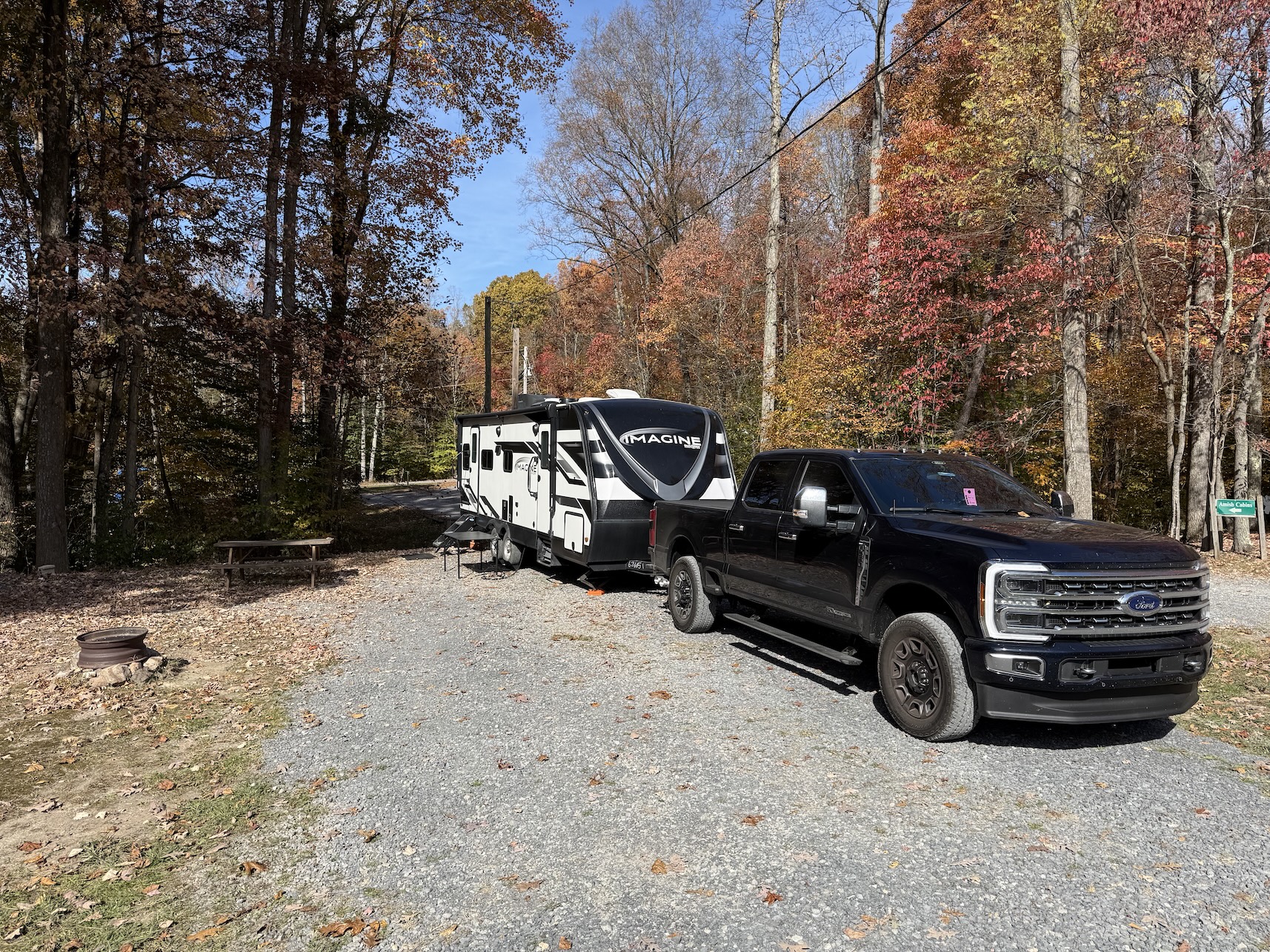 Campsite at Bear Mountain Cabins & Campground