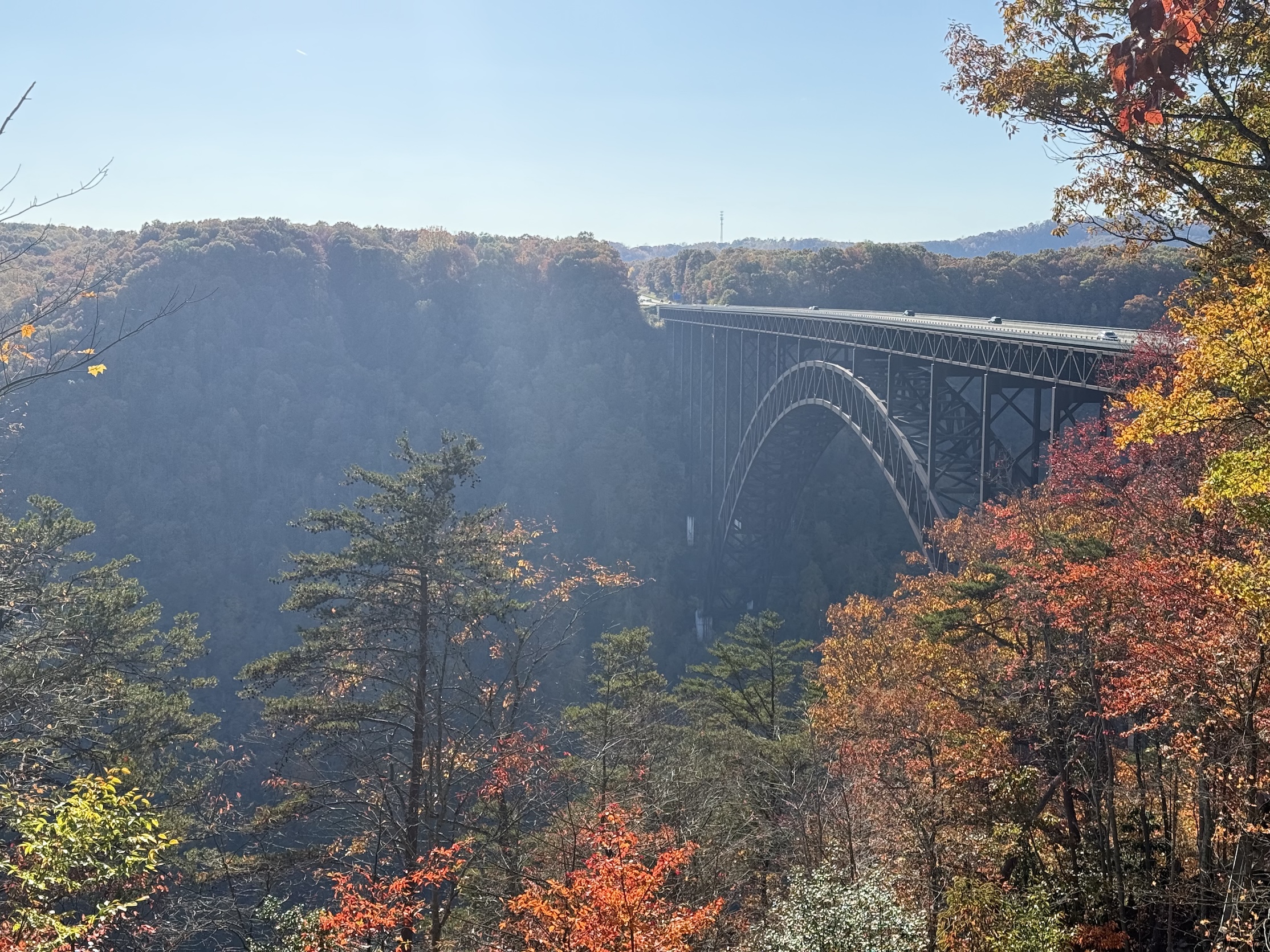 New River Gorge Bridge from the Canyon Rim Visitor Center