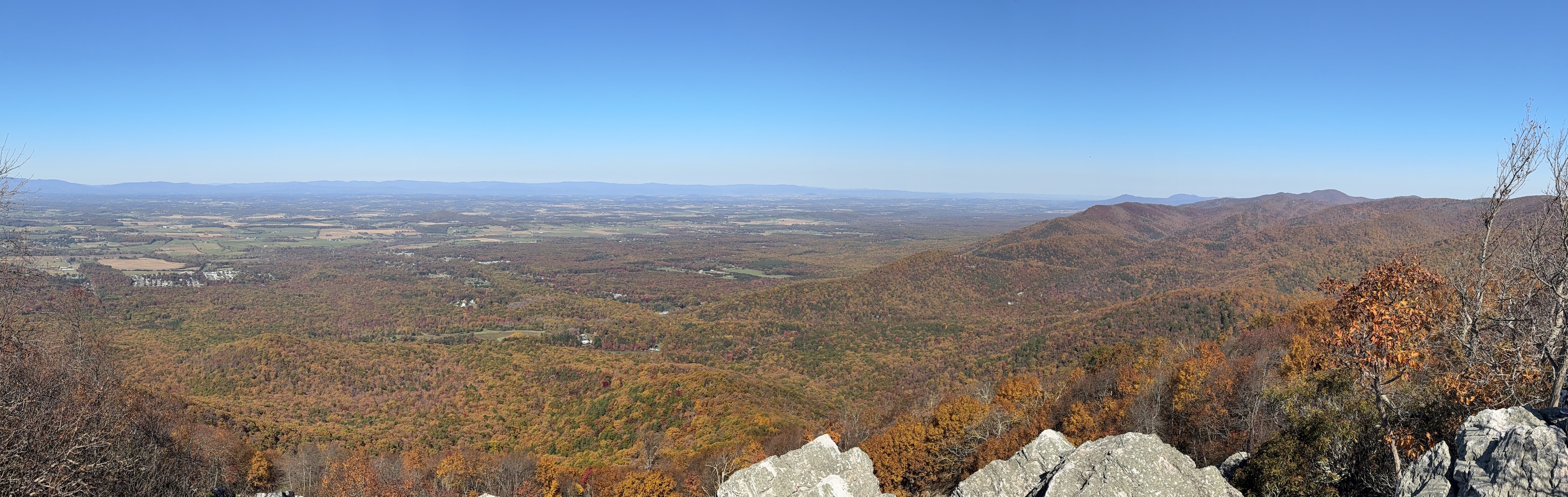 View of the valley below Turk Mountain
