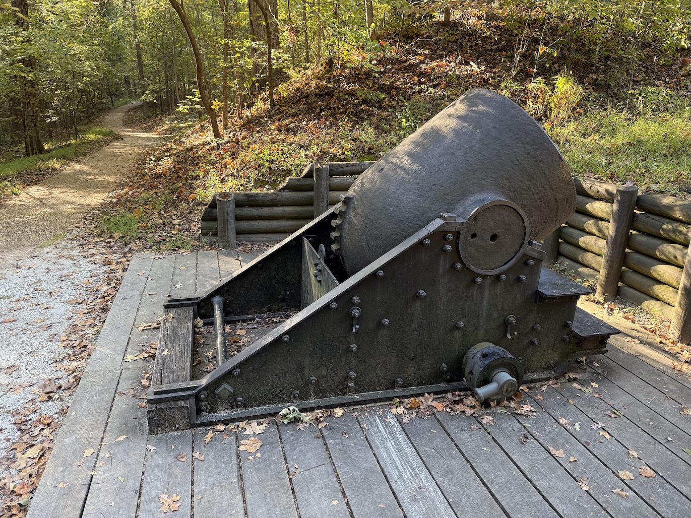 Large civil war era mortar