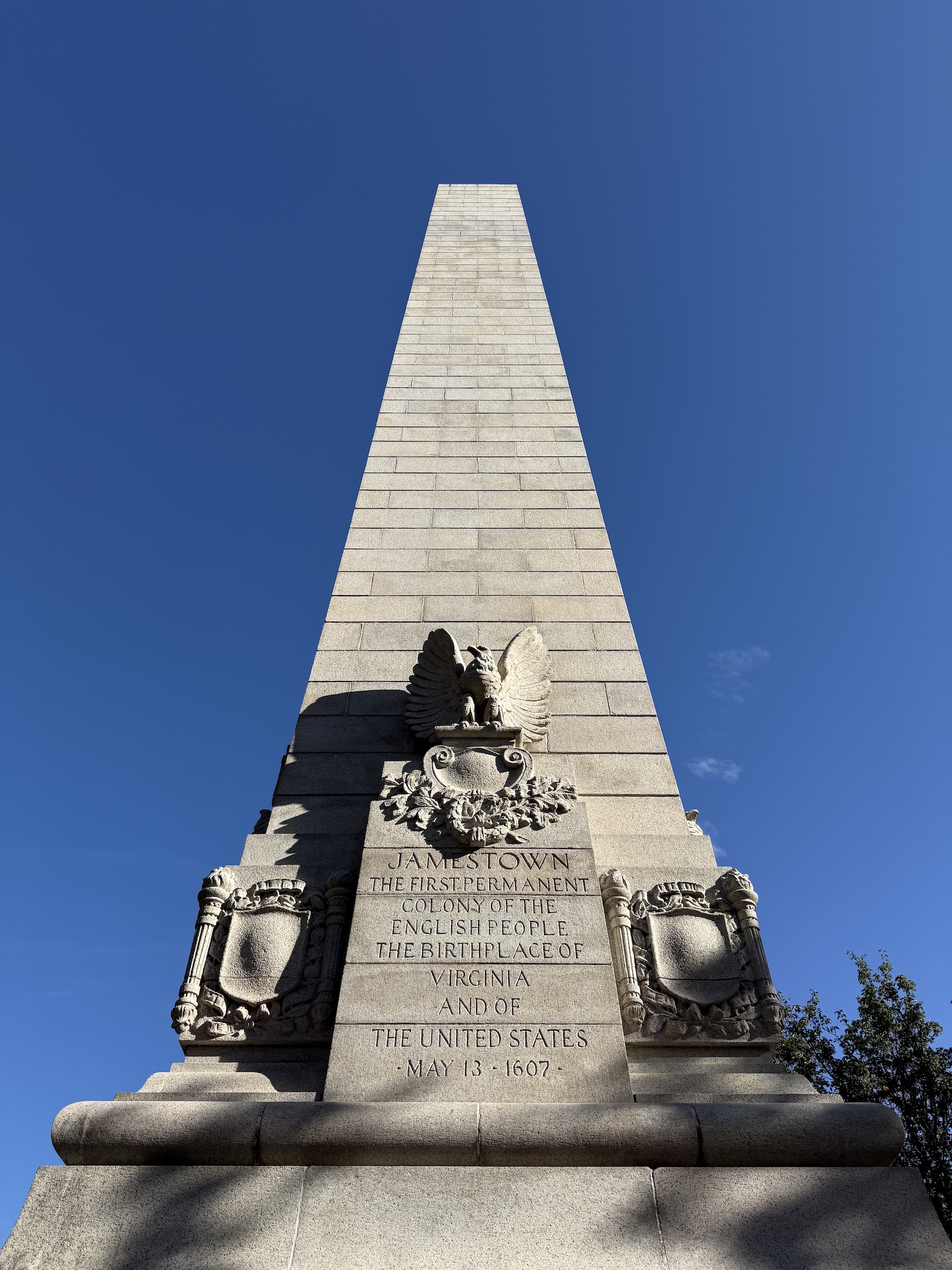 300 year anniversary memorial that looks like the Washington Monument